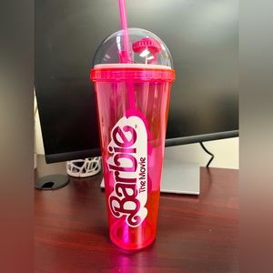Authentic Barbie movie collector tumbler.